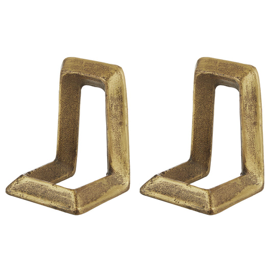 Harlow  Gold Bookends 11x10x14