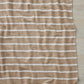 TEXTURED WOVEN STRIPE THROW  - Piazza Haze