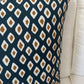 Custom Heavy Linen Diamond, Blue/Tan Cushion 55x55