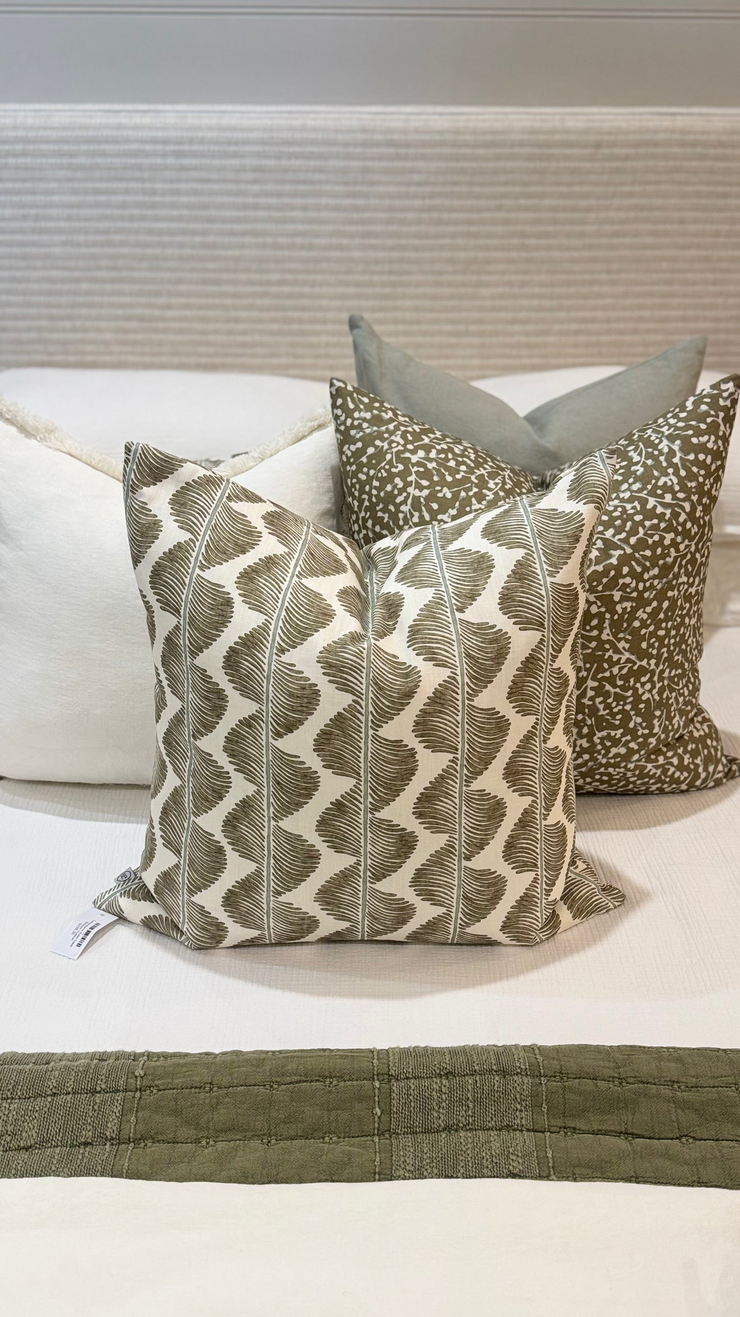 Custom Romo Aubin Caper 55x55cm Cushion