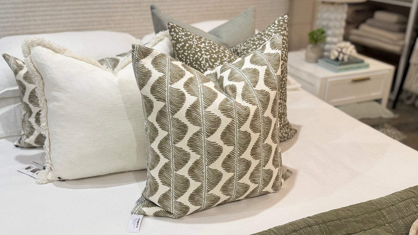 Custom Romo Aubin Caper 55x55cm Cushion
