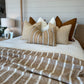 TEXTURED WOVEN STRIPE THROW  - Piazza Haze