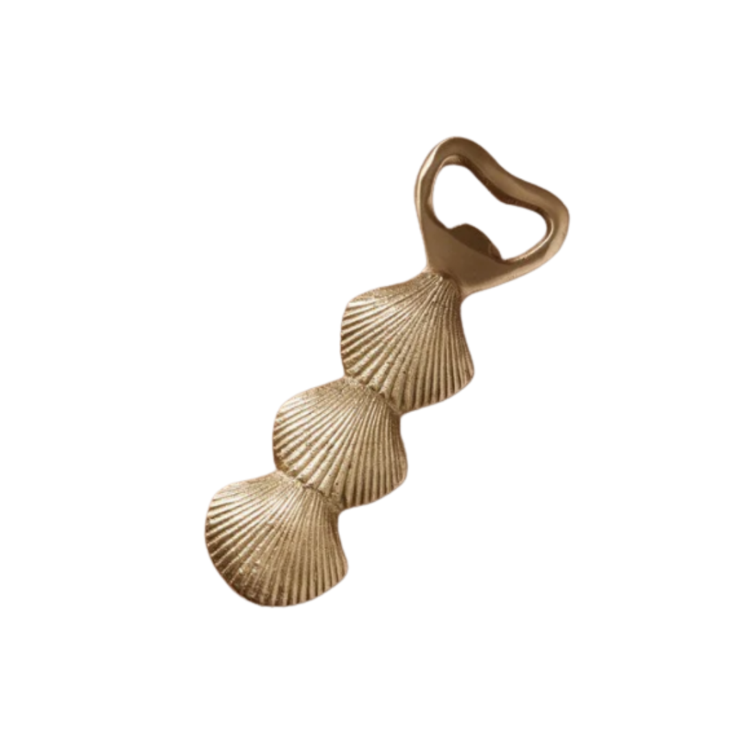 Coast Shell Brass Bottle Opener