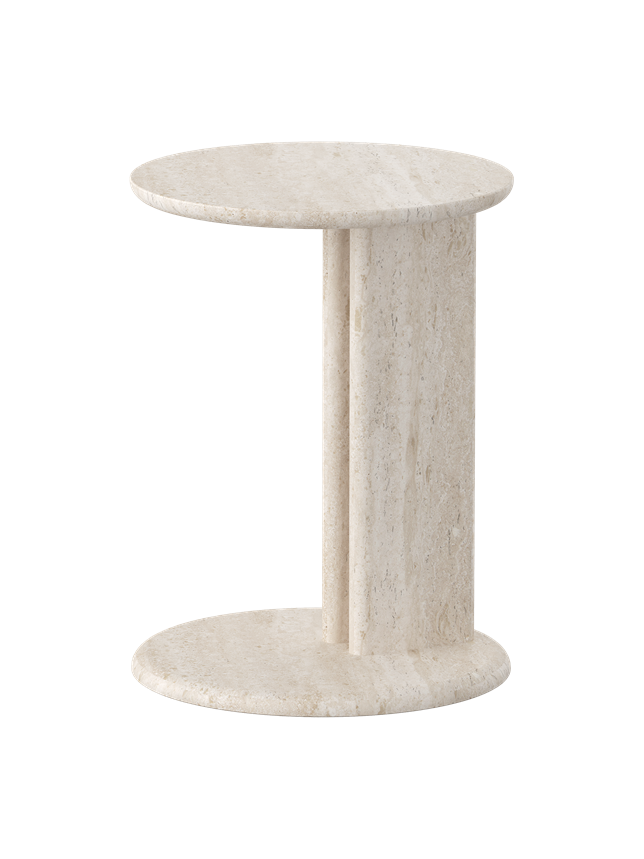 Roquette Side Table, light Travertine
