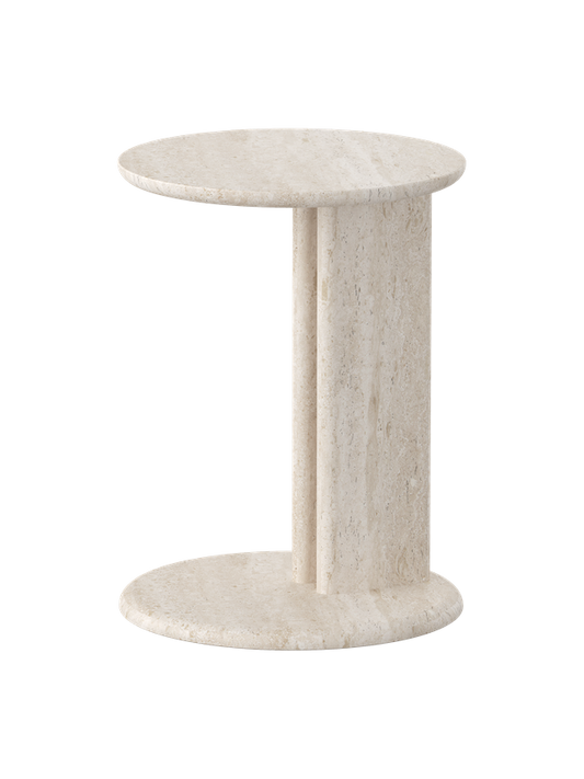 Roquette Side Table, light Travertine