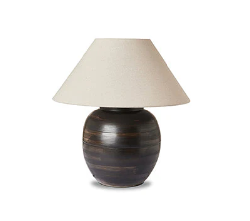 Nigella Black Ceramic Table Lamp