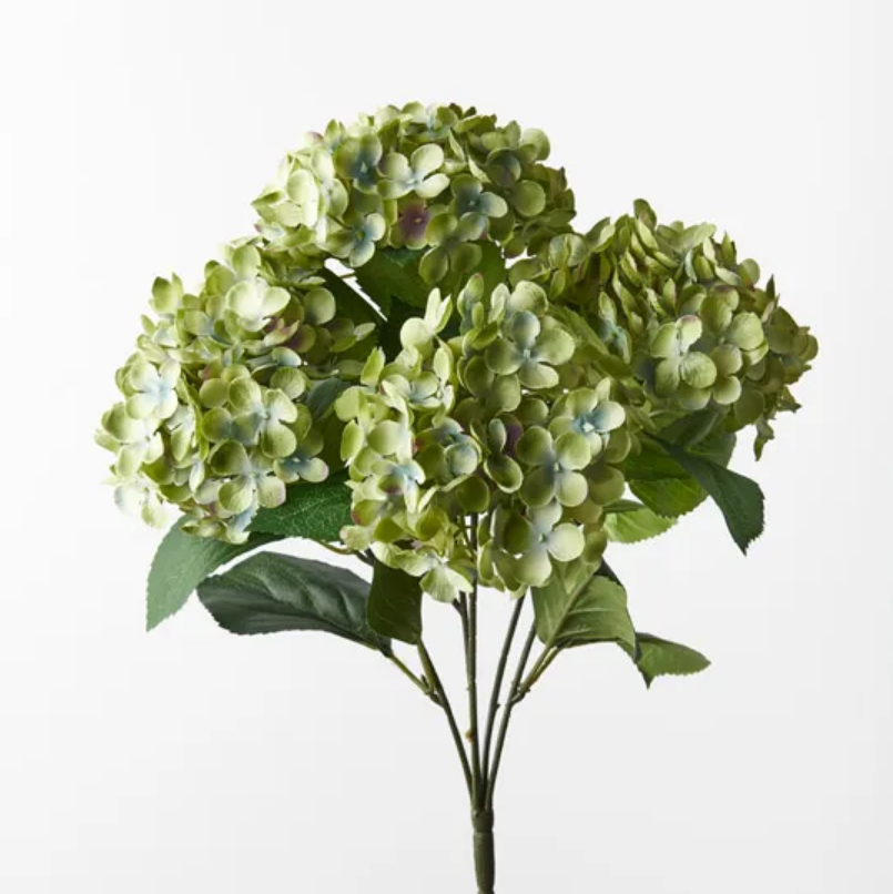 Hydrangea Bush - Green 46cm