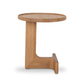 Round Side Table - Natural Oak 45x50cm