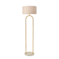 Banks Floor Lamp, Brass & Marble