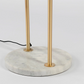 Banks Floor Lamp, Brass & Marble