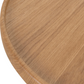 Round Side Table - Natural Oak 45x50cm