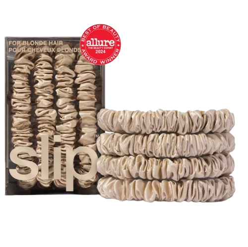 Slip Skinny Scrunchies - Blonde 4 pack
