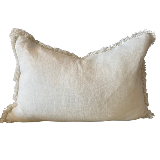 Luca Linen Boho Fringe Lumbar