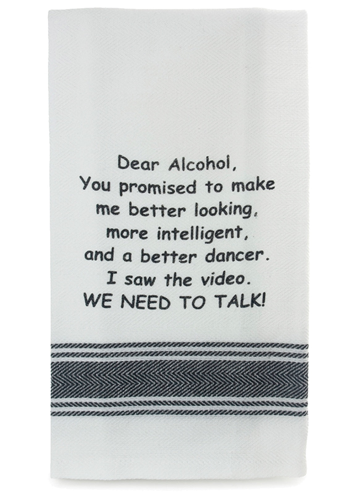 Tea Towel Dear Alcohol