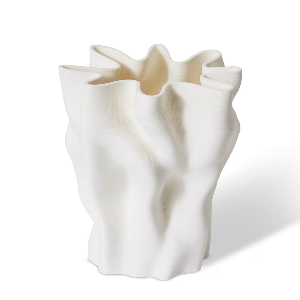 Ailsa Vase White - 18 x 16 x 20cm