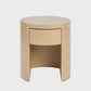 Arc Bedside Light Oak 1 Drawer