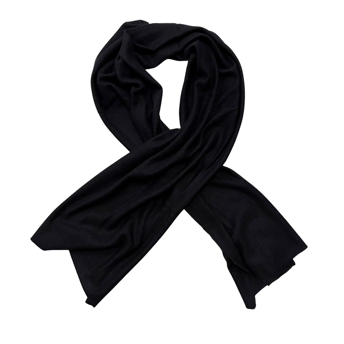 Cashmere Shawl Scarf Black