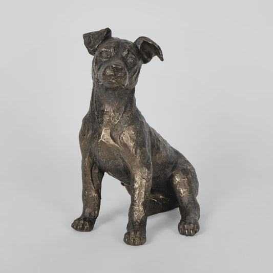 Bobby Dog Sculpture, Bronze 29cm