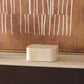 Karia Bone Box - Cream H8 x L18 x D13cm