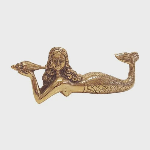 Mermaid with Shell Gold 26cm
