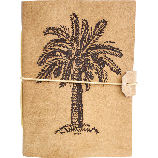 Leather Note Book Date Palm