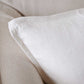 Luca Linen Cushion Off White 60 x 60cm