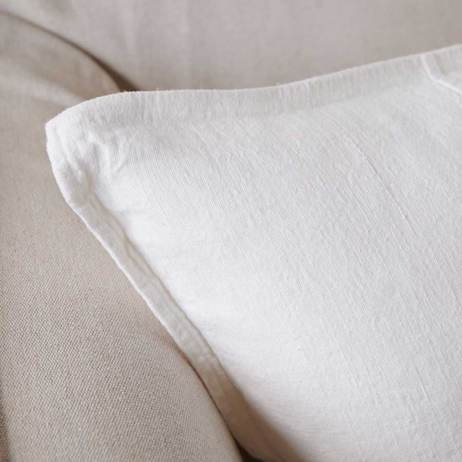 Luca Linen Cushion Off White 60 x 60cm