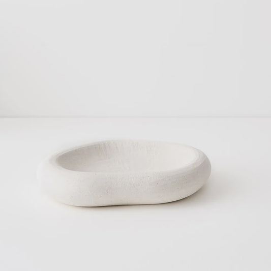 Fedila Bowl White Chalk 5Hx29cmD