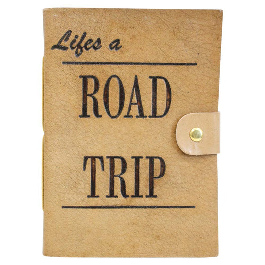 Leather Notebook Road Trip