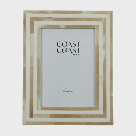 Forrada Bone 5x7" Frame 19x24cm Nat