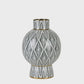 Gatsby Neck Vase - Large Black & White