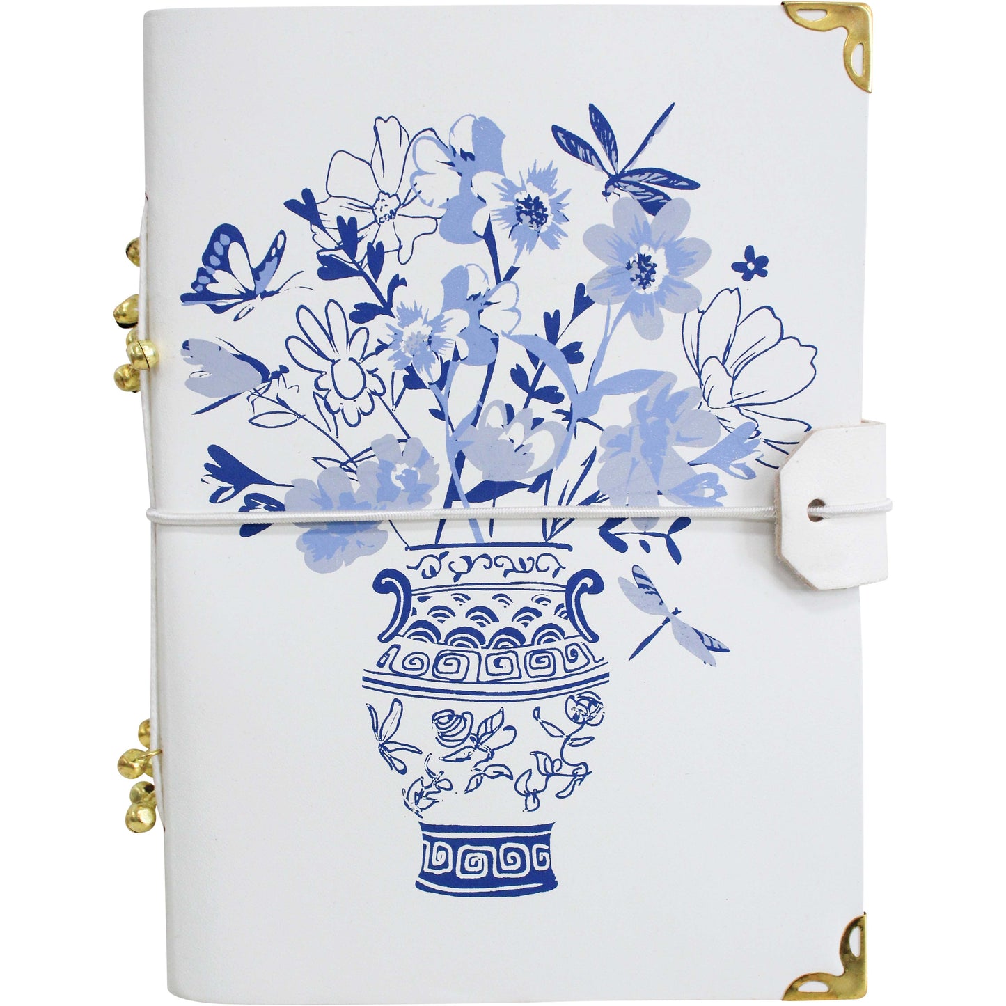 Leather Note book Hamptons Blue