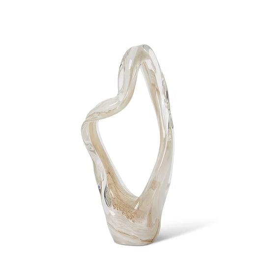 Hyder Sculpture Beige - 17 x 9 x 34cm