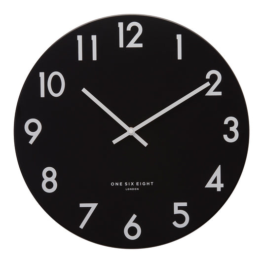 Jackson Silent Wall Clock Black 40cm