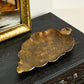Leaf Plate Aged Gold