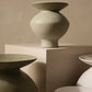 Kenji Flared Vase White Sand, 20cml x 20cmw x 22cmh