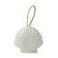 Lodi Shell Marble Door Stop 12.75x7cm White