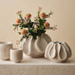 Nampula Wide Vase 17hx25d White