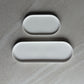 Deco Oval Catchall Tray Large White 30cm