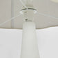 Soren Table Lamp & Linen Pleated Shade-White
