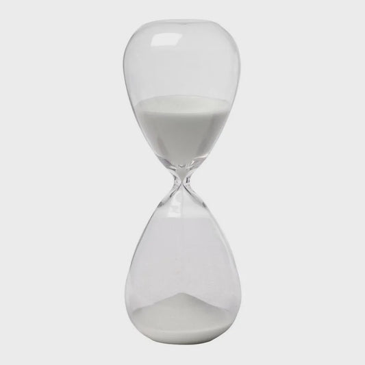 Tempus White Sand Hourglass 25cm