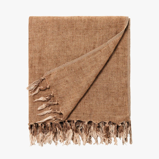 Burton Cafe Linen Throw 130x170cm