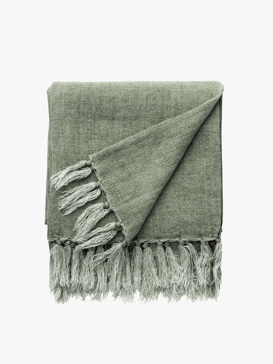 Burton Seagrass Heavy Linen Throw 130x170