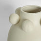 Tiki Round Vase Small - Off White
