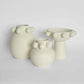 Tiki Round Vase Small - Off White
