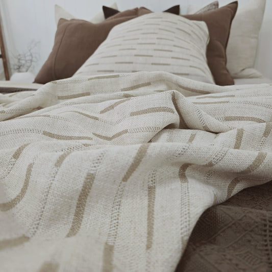 Aurora Massive Throw 150x230cm - Toffee Brown