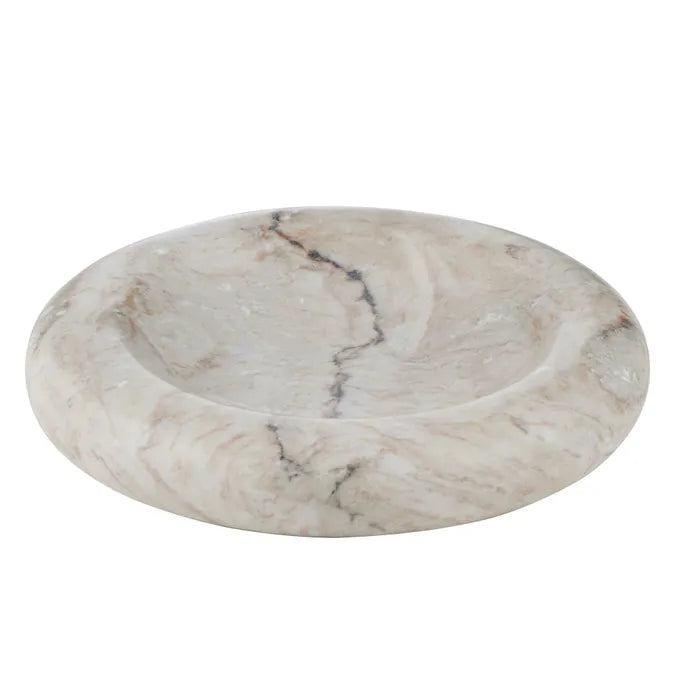 Trieste Marble Bowl 29x5cm Brown