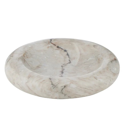 Trieste Marble Bowl 29x5cm Brown