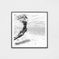 Tropical Dive Print 98x98 Black Frame