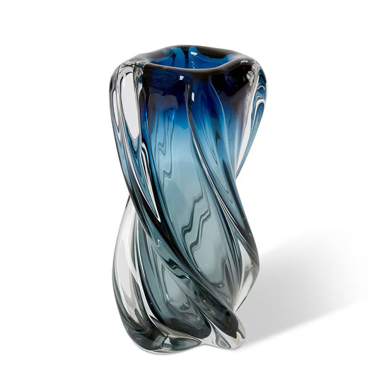 Sharik Vase Blue 14x14x28cm
